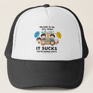 FRIENDS™ Welcome to the Real World Chibi Trucker Hat