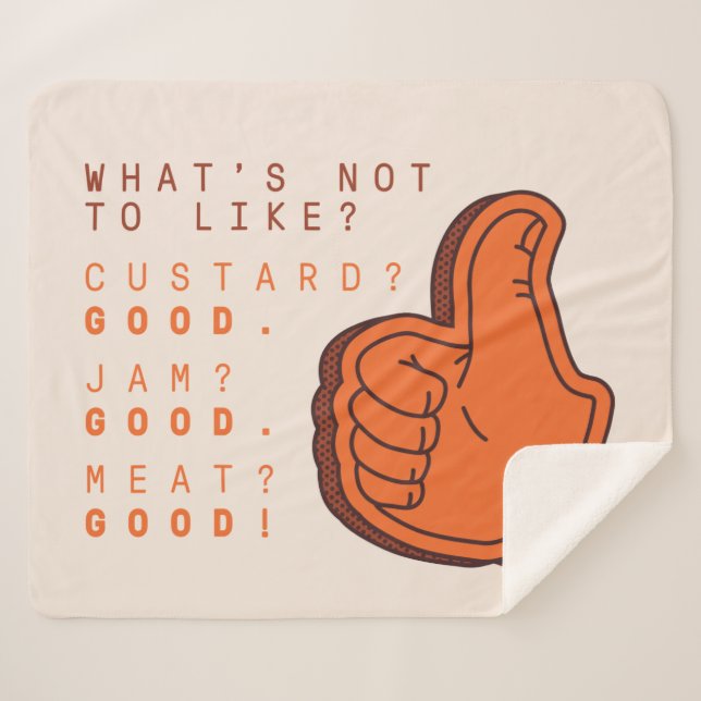 FRIENDS™ | What's Not to Like? Sherpa Blanket (Front (Horizontal))