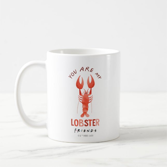 FRIENDS™ | You Are My Lobster Watercolor Graphic Coffee Mug (Left)
