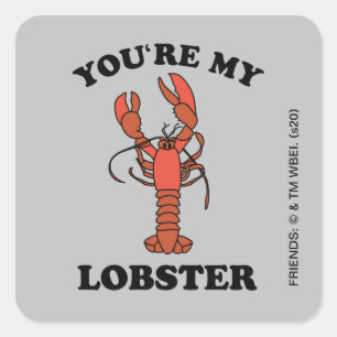 FRIENDS™   You're my Lobster Square Sticker
