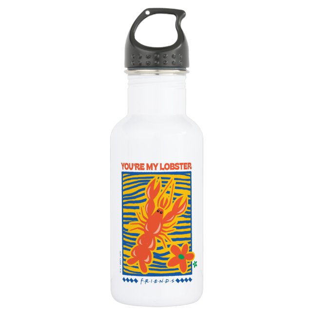 FRIENDS™ | You're My Lobster Vibrant Graphic 532 Ml Water Bottle (Front)