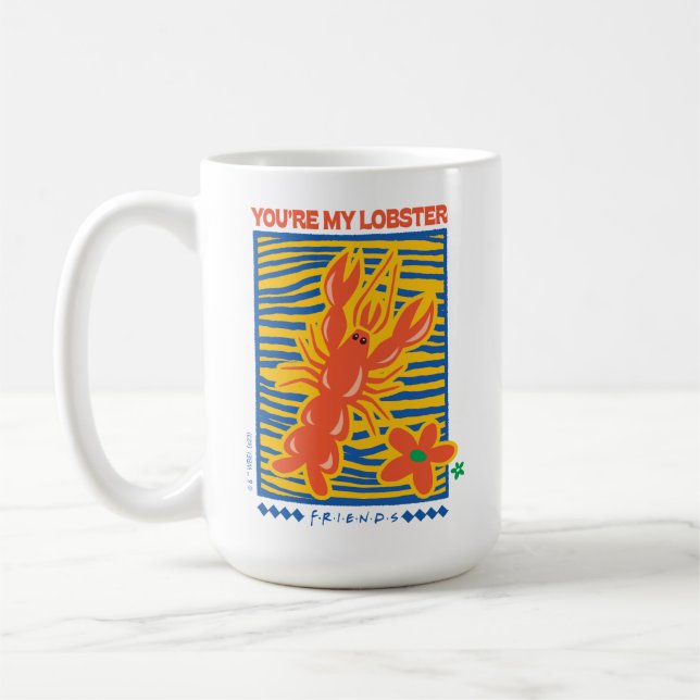 FRIENDS™ | You're My Lobster Vibrant Graphic Coffee Mug (Left)