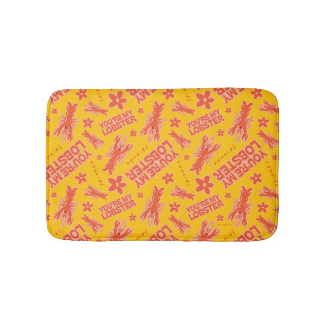 FRIENDS™ | You're My Lobster Vibrant Pattern Bath Mat (Front)