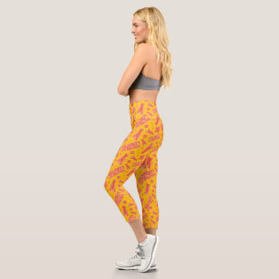 FRIENDS™ You're My Lobster Vibrant Pattern Capri Leggings