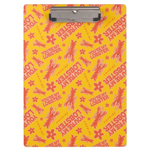 FRIENDS™ | You're My Lobster Vibrant Pattern Clipboard (Front)