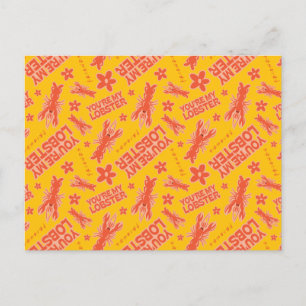 FRIENDS™   You're My Lobster Vibrant Pattern Postcard