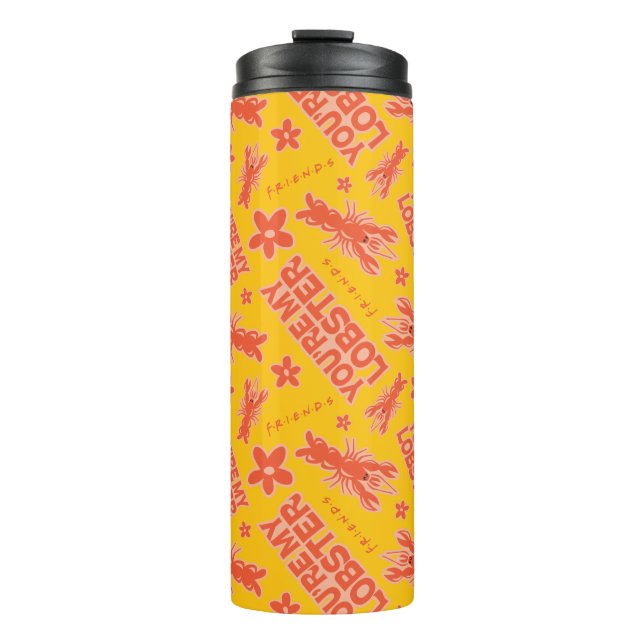 FRIENDS™ | You're My Lobster Vibrant Pattern Thermal Tumbler (Front)