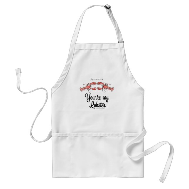 FRIENDS™ | You're my Lobster Watercolor Quote Standard Apron (Front)