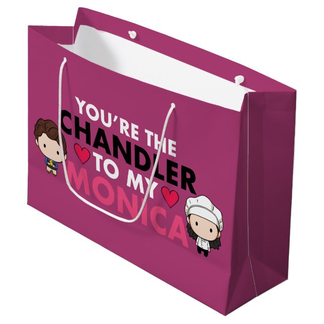 FRIENDS™ | You're the Chandler to my Monica Large Gift Bag (Front Angled)