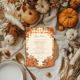 Friendsgiving Bar Menu Sign Signature Drinks Invitation
