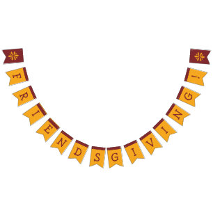 Friendsgiving   Bunting Flags   Decoration