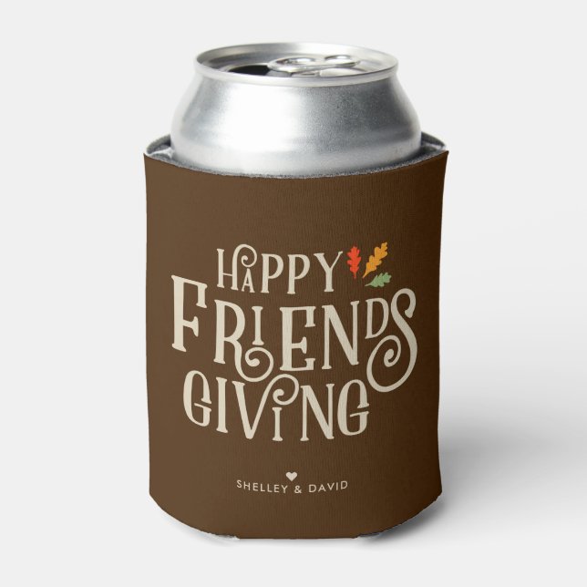 Friendsgiving | Colour of Autumn Can Cooler (Can Front)