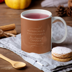 Friendsgiving Dinner Chic Elegant Party Favor Coffee Mug