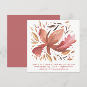 FRIENDSGIVING DINNER INVITE   JOYFUL FOLIAGE