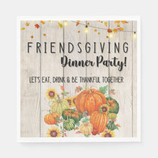 Friendsgiving dinner party bspkins napkin