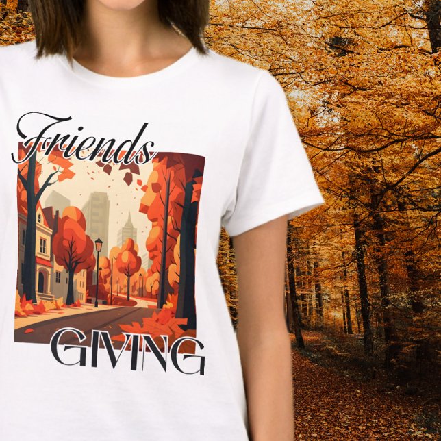 Friendsgiving Fall Orange T-Shirt (Creator Uploaded)