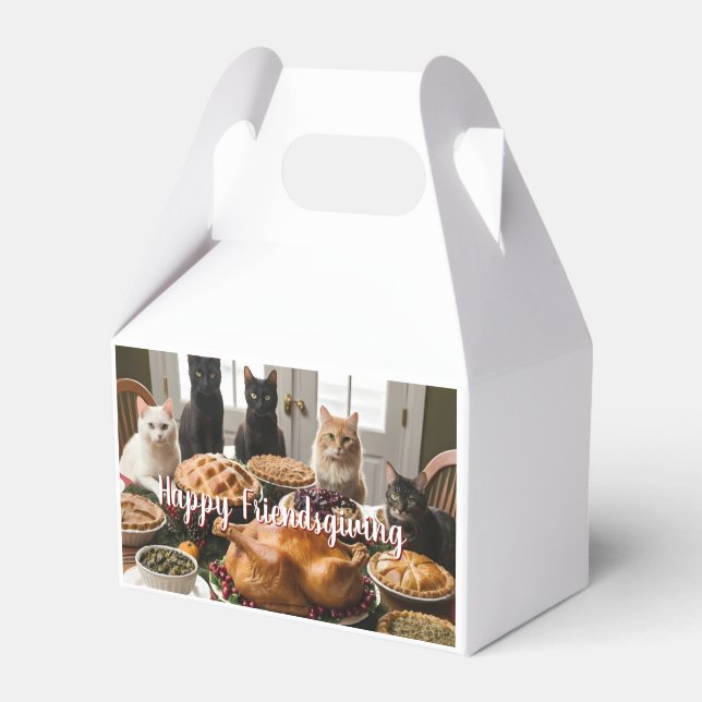 Friendsgiving Feast Favour Box (Front Side)