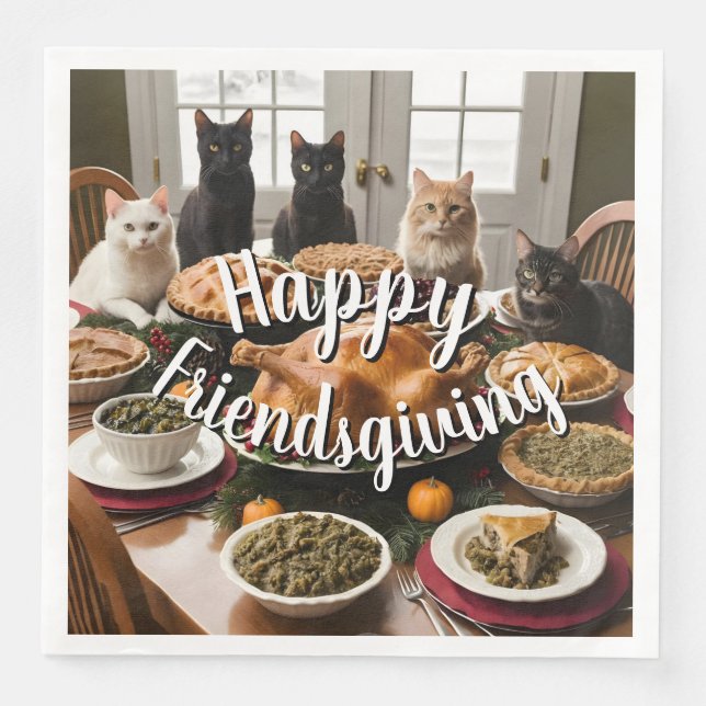 Friendsgiving Feast Napkin (Front)