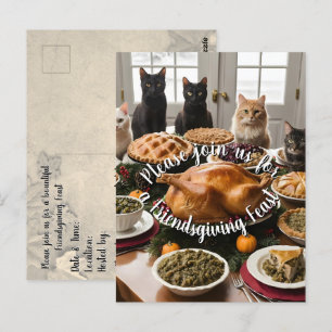 Friendsgiving Feast Postcard