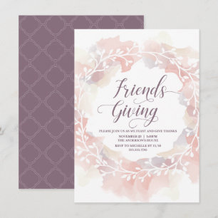 Friendsgiving, Friends Giving Fall Invitation