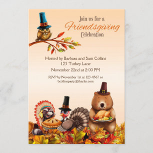 Friendsgiving Gathering Invitation