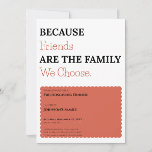 Friendsgiving Invitation