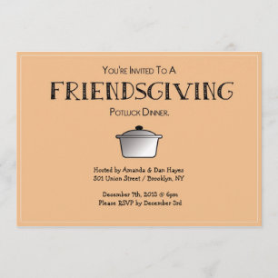 FRIENDSGIVING Invitation!  - Customisable! Invitation
