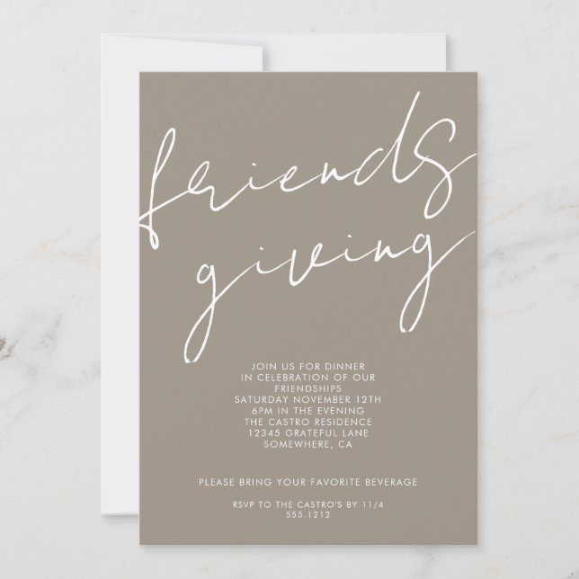FRIENDSGIVING INVITE (Front)