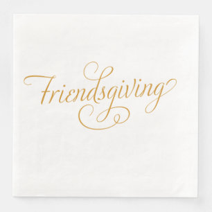 friendsgiving napkin