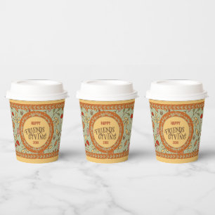 Friendsgiving Paper Cups