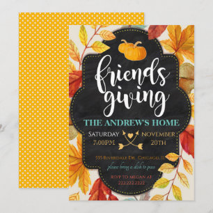 Friendsgiving Party Invitation