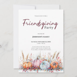 Friendsgiving Party Invitation
