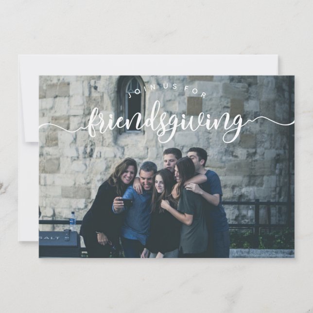 Friendsgiving Photo Invite (Front)