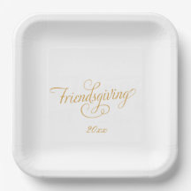 Friendsgiving plates