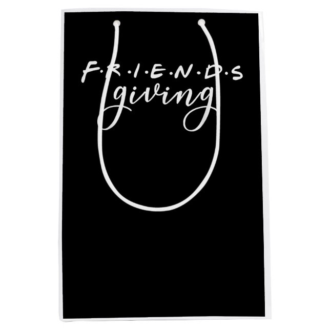 Friendsgiving Squad 2022 Funny Thanksgiving Friend Medium Gift Bag (Front)