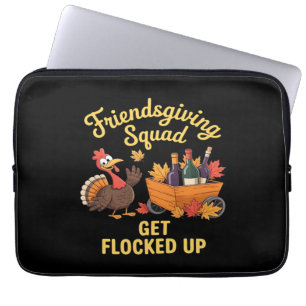 Friendsgiving Squad Get Flocked Up Classic T-Shirt Laptop Sleeve