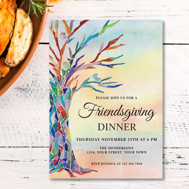 Friendsgiving Thanksgiving Dinner Invitation (Creator Uploaded)