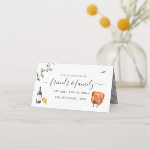 Friendsgiving Thanksgiving Dinner Party Place Card