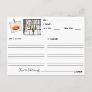 Friendsgiving Thanksgiving Favourite Recipes Postcard