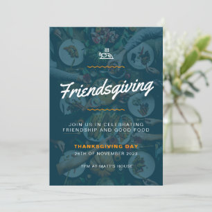 Friendsgiving Thanksgiving Party Invitation