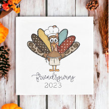 Friendsgiving Turkey Girl Funny