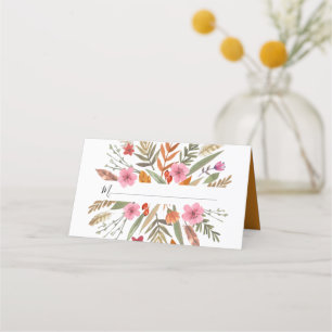 FRIENDSGIVING WATERCOLOR FALL FOLIAGE PLACE CARDS