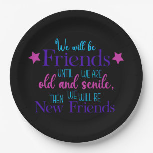 friendship 1 paper plate