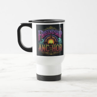 "Friendship Anchor" Travel Coffee Mug. Travel Mug