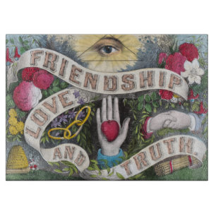 Friendship and Thruth Cutting Board