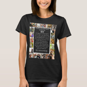 Friendship Appreciation BFF 22 Photo Collage T-Shirt