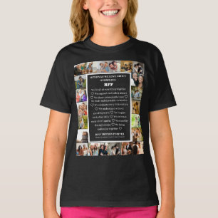Friendship Appreciation BFF 22 Photo Collage T-Shirt