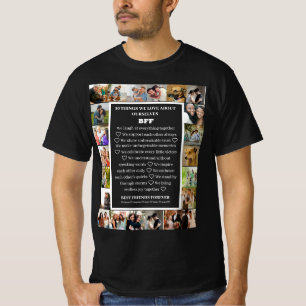 Friendship Appreciation BFF 22 Photo Collage T-Shirt
