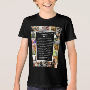 Friendship Appreciation   BFF 22 Photo Collage Tri-Blend Shirt