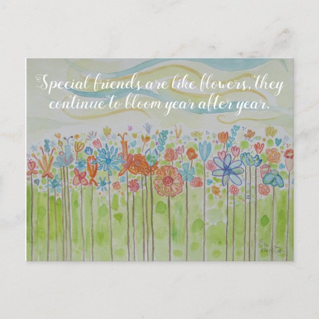 Friendship Appreciation Postcard (Front)